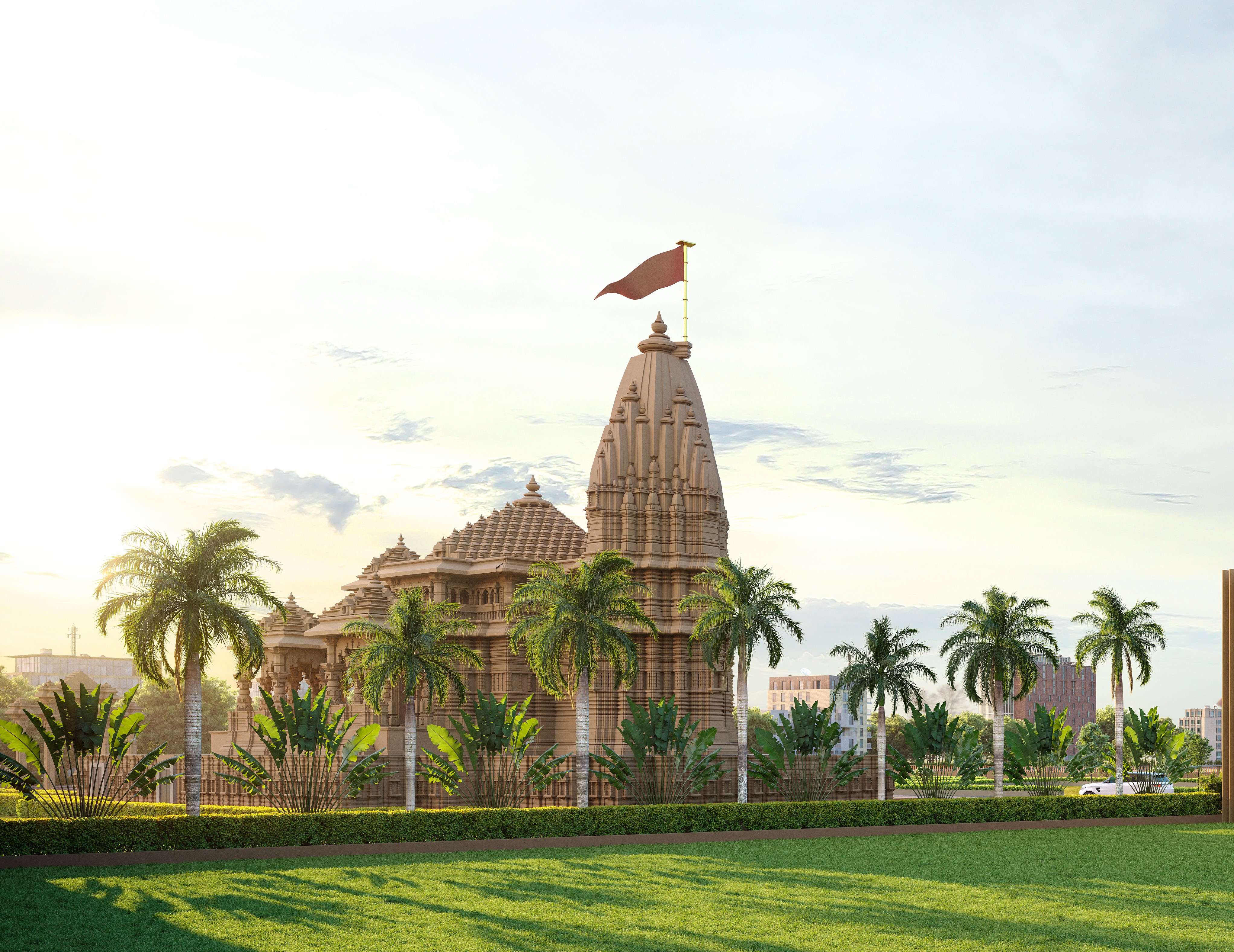 મંદિર સામે